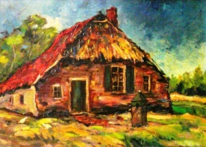 BOE 3 schilderij Dennenboom voor 1960